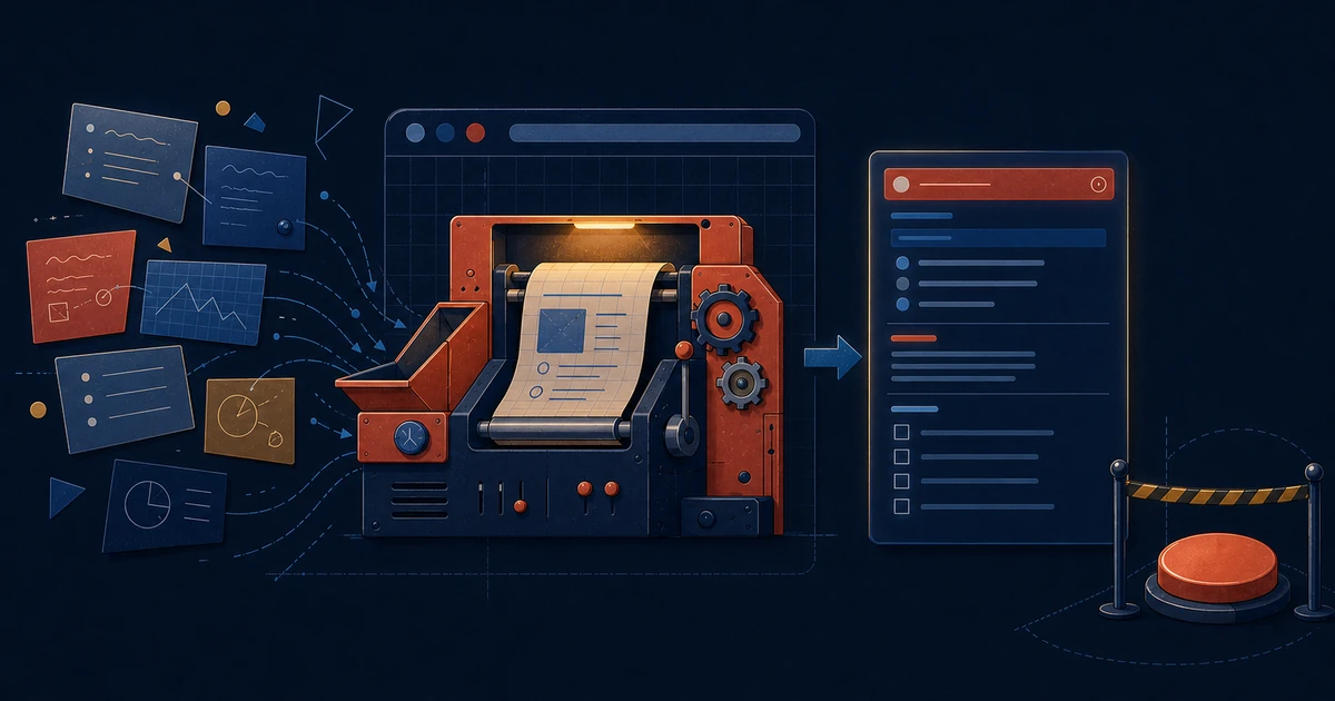 Rough requirement notes being transformed into a structured GitLab issue while the submission action remains disabled